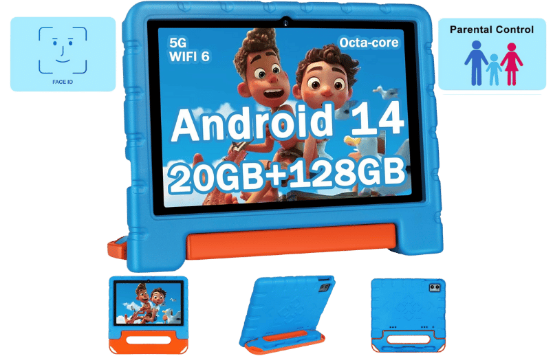 ZIOVO Kids Tablet 10 Android 14 20GB128GB (2025)